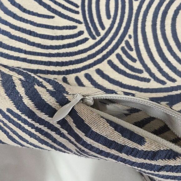 Rodeo Home 20" Navy/Crm Geometric Throw Pillow Covers (2) - Pillows not included - Picture 6 of 11